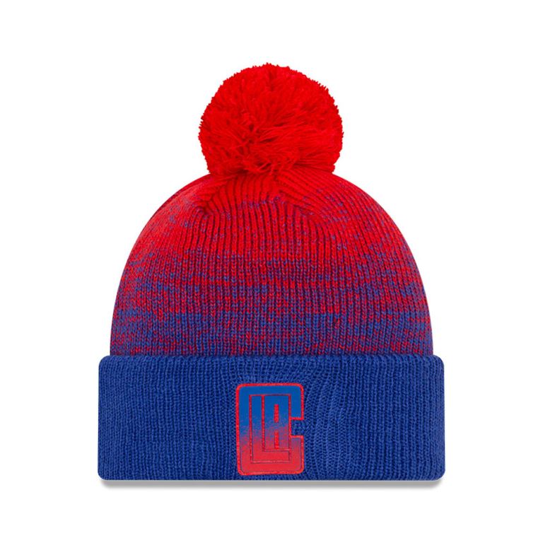 Gorras New Era Beanies Azules - LA Clippers NBA Back Half 97601XNJD